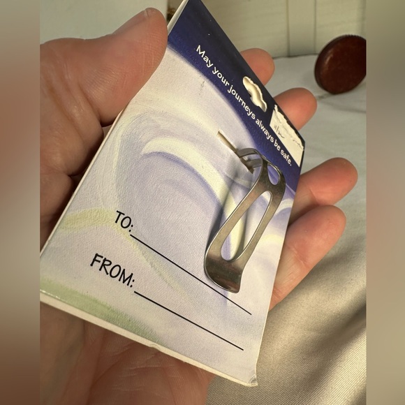 Auto Visor Clip Grandmother Granddaughter Love - Picture 2 of 2